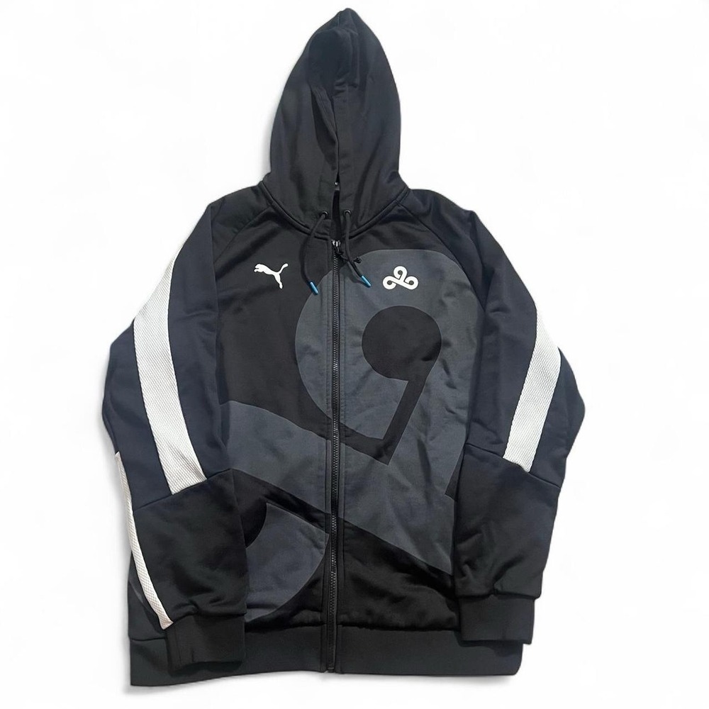Puma x Cloud 9 Gaming Full Zip Hoodie Men's Size Large Esports Gaming